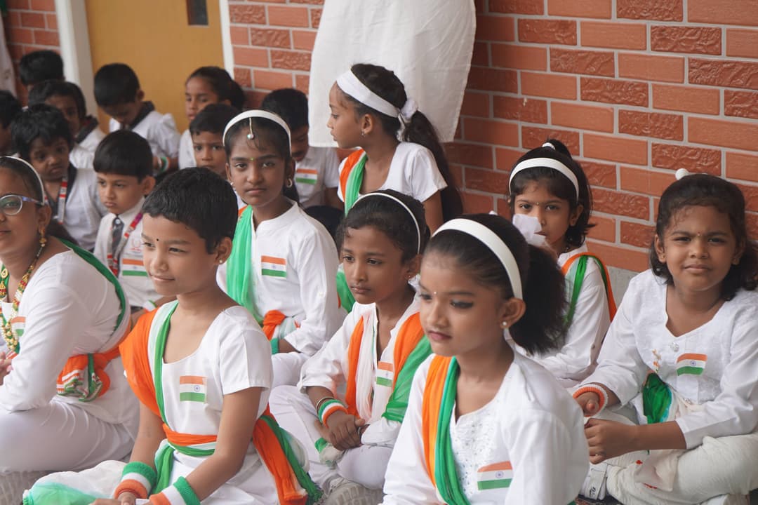 Independence Day celebration with Aadhithya School students