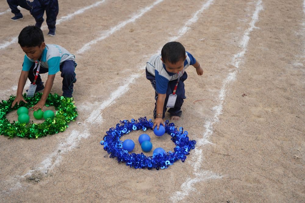 Annual Sports Day Meet - Olympics symbol